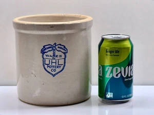STONEWARE ~ ANTIQUE ~ Rare & Hard to find ~ 1/2 GAL URL PICKLING CROCK 6" x 6" - Picture 1 of 4