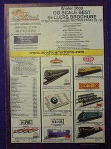 HATTON'S - OO Scale Best Sellers Brochure Winter 2009 - Picture 1 of 1