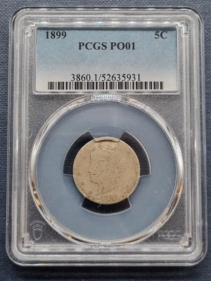 1899 Liberty Head Nickel 5c LOWBALL Graded PCGS POOR 1 PO1 #94746 - Image 1 of 2