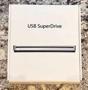 DOSKONAŁY Oryginalny napęd Apple Mac USB SuperDrive model A1379 - DZIAŁA IDEALNIE! - Zdjęcie 1 z 6