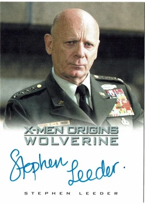X-Men Origins Wolverine Movie 2009 Autograph Stephen Leeder as General Munson - Image 1 of 2