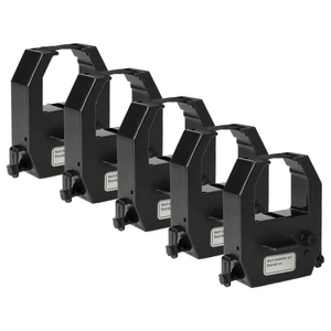 5x Farbband für Amano CE-315150 CE-315152 Schwarz - Afbeelding 1 van 9
