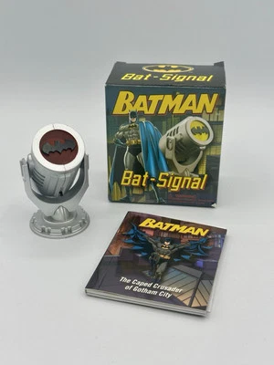 Batman Light Up Bat Signal Running Press Collectible & Mini Book Working! CIB - Image 1 of 4