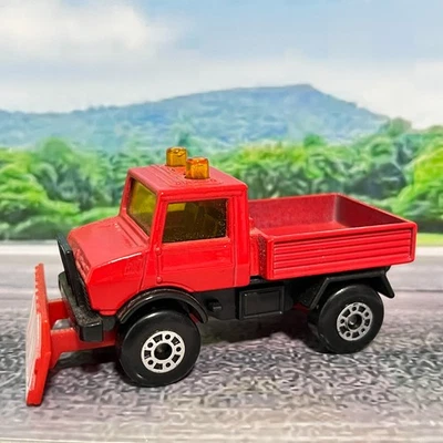 Matchbox Mercedes-Benz Unimog w/Plough 1987 Two-Pack Series TP-112 Rare - Image 1 of 4