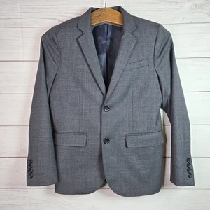 J Crew Crewcuts Boys LUDLOW Tollegno 1900 Stretch Wool Blazer Jacket Boys Sz 12 - Picture 1 of 11