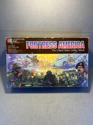 Juego de mesa completo Fortress America 1986 Milton Bradley Foto 1 de 4