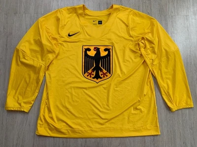 IIHF Training Deutschland Eishockey Trikot Practice Germany Hockey Jersey Nike - Bild 1 von 4