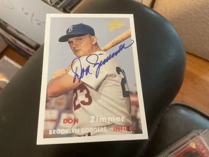 SIGNED Don Zimmer Topps Fan Favorite card - Picture 1 of 2