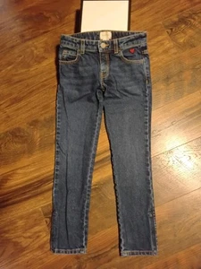 Gucci kids Jeans Size 8 Authentic! Heart Pocket. - Picture 1 of 5