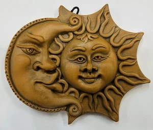 Sicilian Pottery- 5’’ Sun Terracotta Caltagirone Made/Painted by hand in Italy - Picture 1 of 1