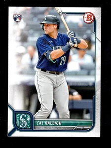 2022 BOWMAN #49 CAL RALEIGH RC MARINERS - Picture 1 of 2