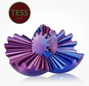 Gear Ball, Giocattolo Fidget Sfera Ingranaggi Stampato in 3D, Palla Sollievo Stress Sensoriale. - Foto 1 di 2