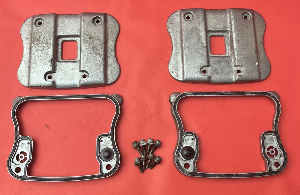 Harley Sportster 883 1200 1999 stock pulido 1987-2003 juego de cubierta de válvula basculante Foto 1 de 4