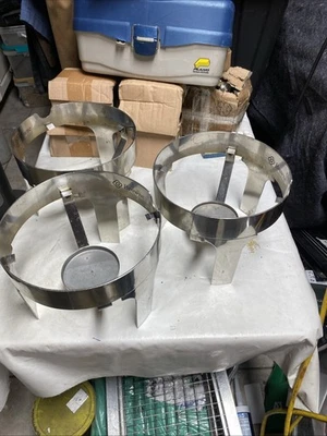 Suporte para dispensador de bebidas quentes Browne aço inoxidável bebida chafer café 9” diâmetro. Lote de 3 - Imagem 1 de 4