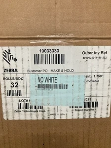 ZEBRA LABELS 10033333 COLOR 1.5X1.75 - Picture 1 of 1