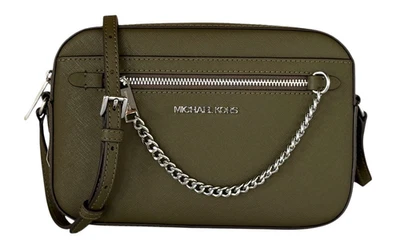 Michael Kors Jet Set Item LG East West Chain Shoulder Crossbody Bag Olive - Image 1 of 4