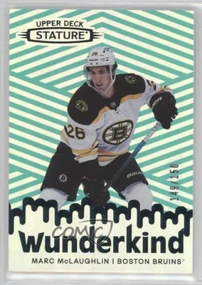 2022-23 Upper Deck Stature Wunderkind Green /150 Marc McLaughlin #W-31 Rookie RC - Image 1 of 2