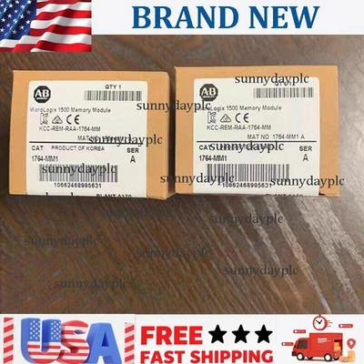 New Factory Sealed AB 1764-MM1 MicroLogix 1500 8K Word Memory Module 1764MM1 - Image 1 of 4