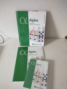 Math-U-See Alpha Instructional Manual, Test Book Blank DVD Homeschool Curriculum - Picture 1 of 5