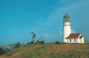 Postcard -Cape Blanco Lighthouse Light OR 1980s-90s 4x6 AA4 - Picture 1 of 2