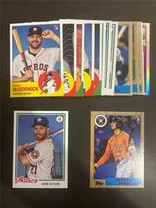 2022 Topps Archives Houston Astros Master Team Set 15 Cards SP & Inserts - Picture 1 of 1