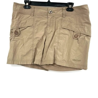 Marmot Size 12 Khaki Tan Shorts Activewear Active Athletic Athleisure Hiking - Image 1 of 4