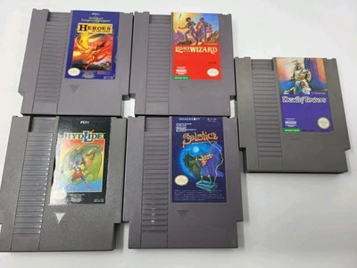 Advanced Dungeons & Dragons Heroes of the Lance Nintendo, Deadly Towers NES Lot - Image 1 of 4