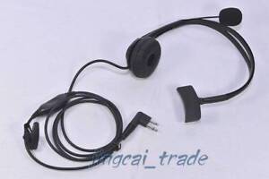 Overhead Headphone Headset for Motorola GP300 CP200 HYT TC600 TC700 w. boom mic