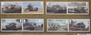 GB SG 4566-4573 MNH CONJUNTO DE SELLOS COMO NUEVOS 2021 VEHÍCULOS DEL EJÉRCITO BRITÁNICO TANQUES - Imagen 1 de 1