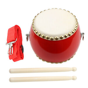 1 Set Musical Instruments Toys Chinese Drum Kid Drum Sticks Kids Drum Set