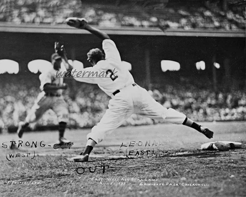 Negro League 1937 All Star Game Buck Leonard Game Action 8 X 10 Photo Picture Cover