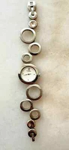 Reloj Fossil F2 ES-1623 Mujer 25mm Caja Redonda Banda Eslabones Cuarzo Dos Manecillas - Imagen 1 de 5