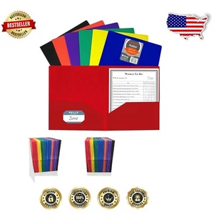 Verschiedene Farben zwei Taschen schwere Mappen - perfekt für Schule oder Büro - Bild 1 von 4
