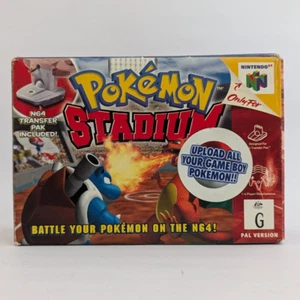 Very Good! Boxed Genuine Nintendo 64 N64 Pokemon Stadium PAL AUS Game Complete - Picture 1 of 24