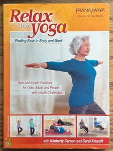 Pranamaya ~ Relax Into Yoga ~ Safe and Simple Practices for Older Adults ~ DVD - Picture 1 of 3