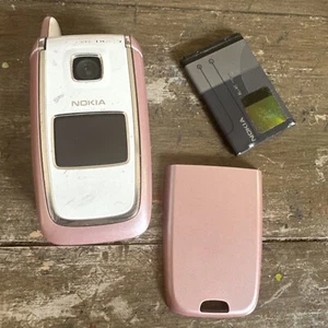 Nokia 6101 flip phone Working, Pink - Photo 1 sur 10