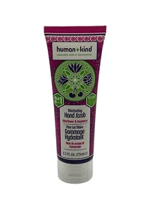 Human+Kind Moisturizing Hand Scrub, Elderflower & Raspberry, 2.5oz, - Picture 1 of 5