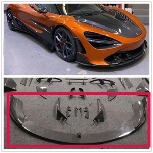 Kit de labios frontales de fibra de carbono adecuado para estilo Mclaren 720S Topcarr - Imagen 1 de 3