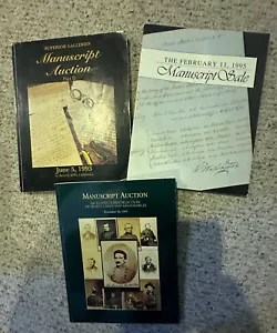 Superior - Autogramme Manuskripte Verkauf - 3er Set - Bücher Auktionskataloge - Bild 1 von 3