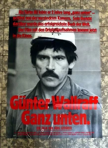 GÜNTER WALLRAFF * GANZ UNTEN - A1-FILMPOSTER Kino - German 1-Sheet  - Bild 1 von 1