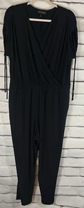 Tuta Lane Bryant donna taglia 14/16 nera scollo a V manica corta - Foto 1 di 4