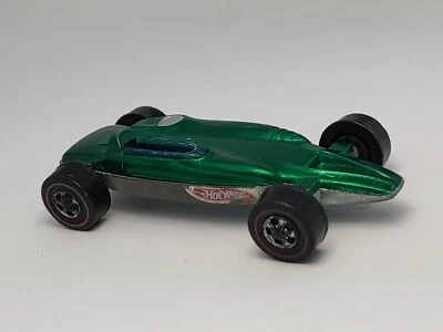 Turbina Shelby verde Hot Wheels Redline 1969 interior negro Hong Kong Foto 1 de 4