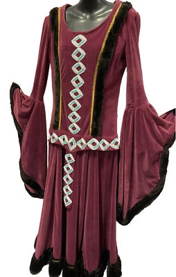 Superb Medieval Queen  , Ballgown & Headdress Size 10/12 - Image 1 of 4