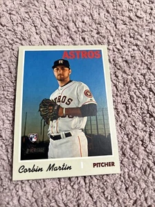 2019 Topps Heritage High Number Corbin Martin RC 595 Houston Astros Rookie - Picture 1 of 1