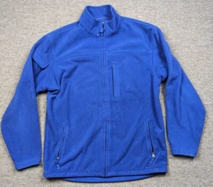 Duluth Trading Co Full Zip Chamois Flannel Shacket Men's LT Blue Outdoors - Picture 1 of 9