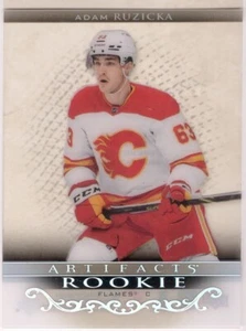 22-23 2022-23 UD Artifacts Adam Ruzicka ROOKIE CLEAR Plexi VARIANT #CRU-5 Flames - Picture 1 of 1