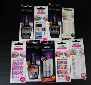 NIB Kiss💋imPress Broadway Press-On Manicure/Gel Nails ACCENTS. You Choose Color - Picture 1 of 13