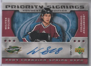 Wojtek Wolski 2007 Upper Deck Canadian Spring Expo Priority Signings #/40 - Picture 1 of 2