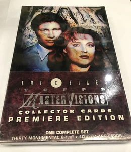 1995 TOPPS THE X FILES MASTERVISIONS COLLECTOR CARD BOX SET (30) 6.5 X 10 INCHES - Picture 1 of 3
