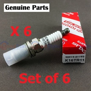 Genuine Prado VZJ95 VZJ90 VZJ125 VZJ121 VZJ120 5VZ 3.4 Petrol Spark Plug x6 - Picture 1 of 20